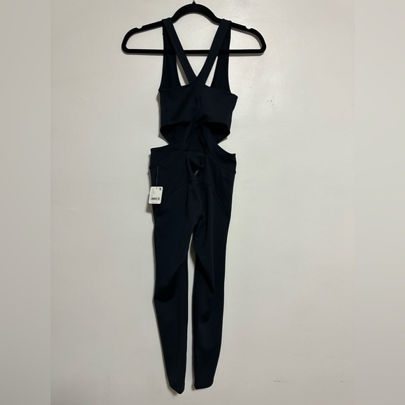 Free People Back It Up Jumpsuit Onesie Black XS - Picture 8 of 9
